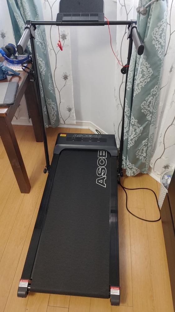 Ascend X1 | Compact 2 in 1 Treadmill - Customer Photo From Abdulwadood Baksh