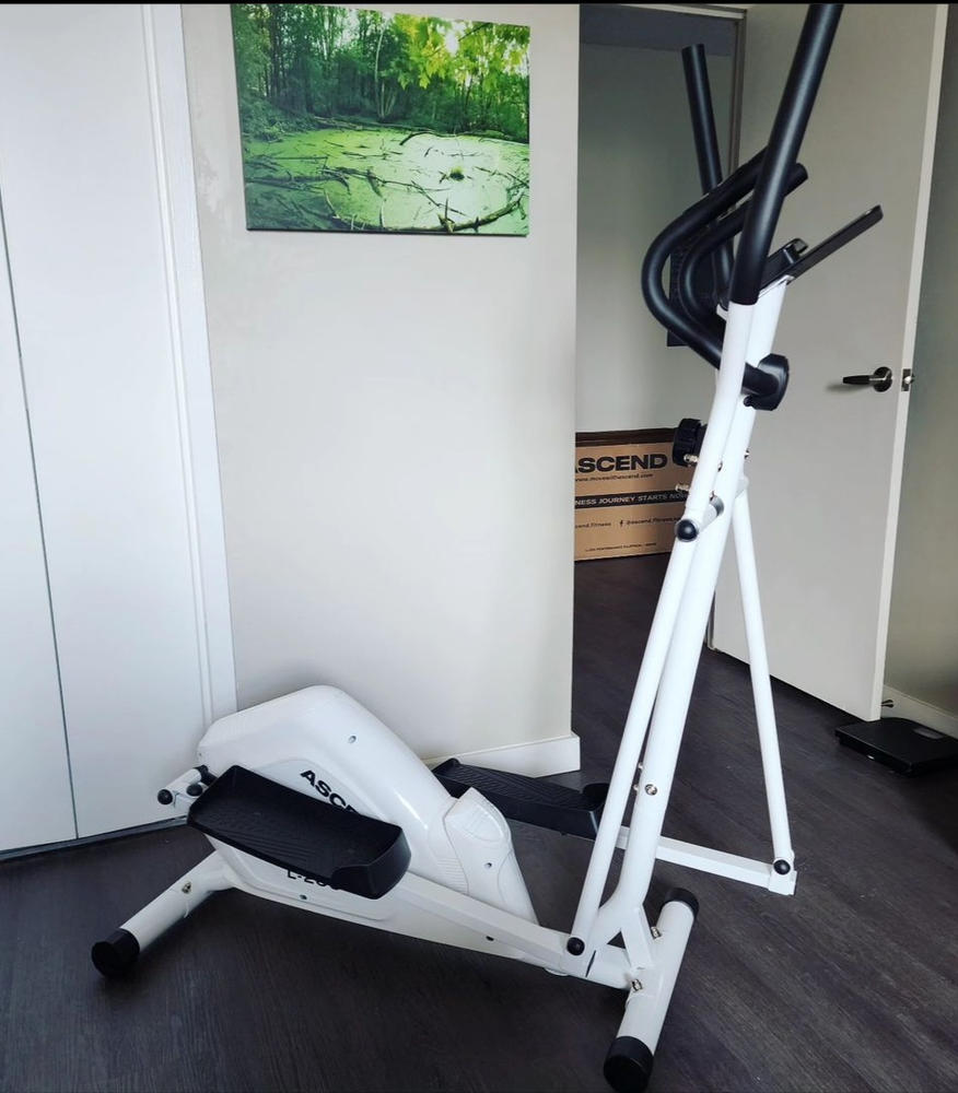 Ascend L-200 Performance Elliptical - White - Customer Photo From Alexander C Roy