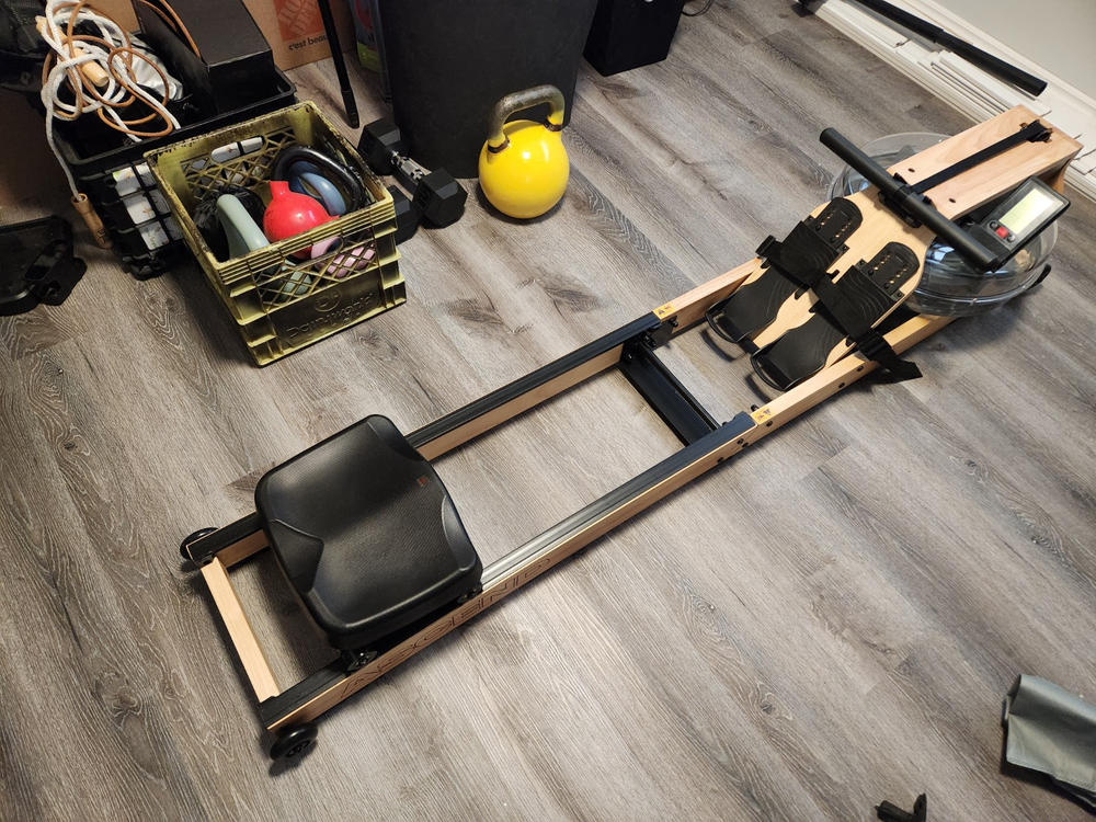 Ascend R-300 | Foldable Wooden Water Rower - Customer Photo From Michael Reid