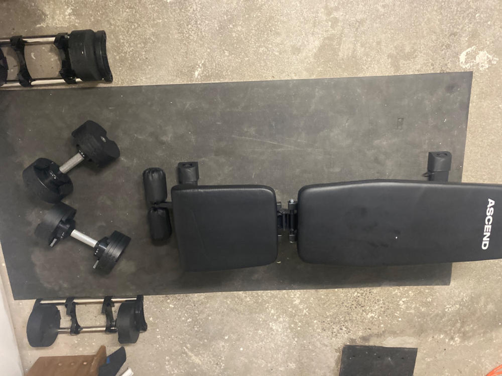 Bundle: Nuo Style Dumbbells (5 - 70 lb or 7.5-90 lb) & Bench - Customer Photo From Kyle Gosselin