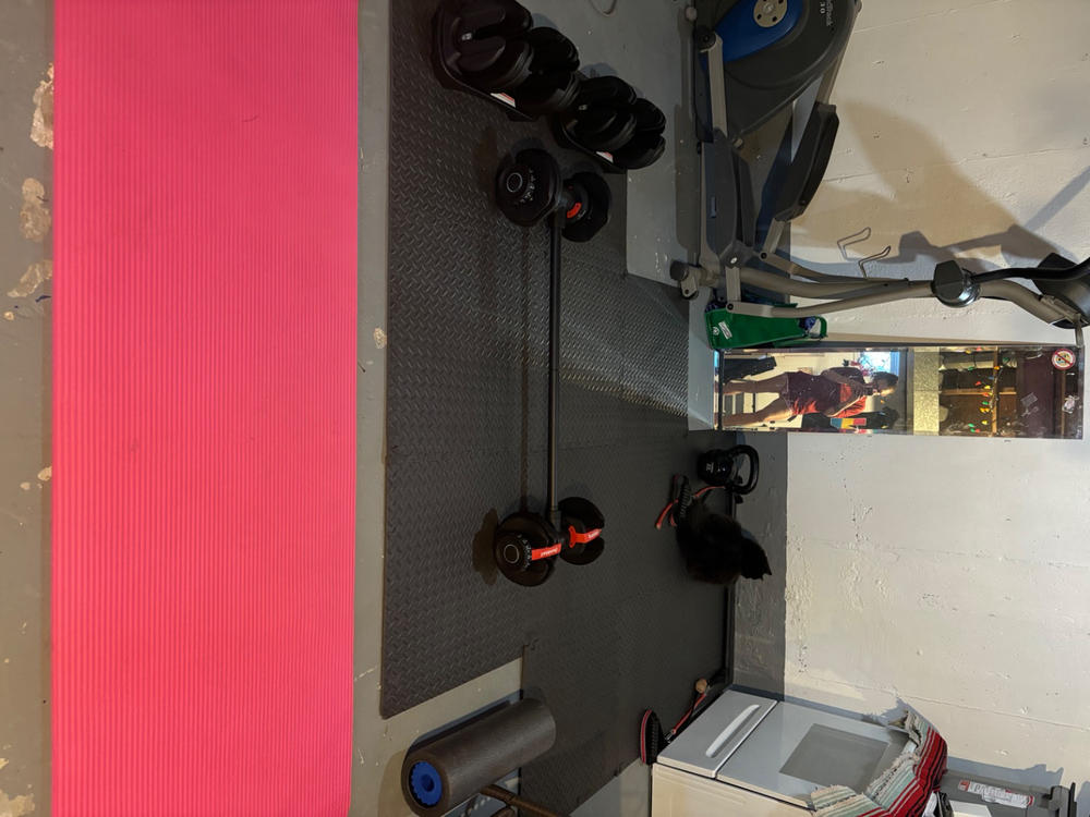 Set Of 2 Adjustable Dumbbells (5 to 52.5 lb) - Customer Photo From Jessica Vos