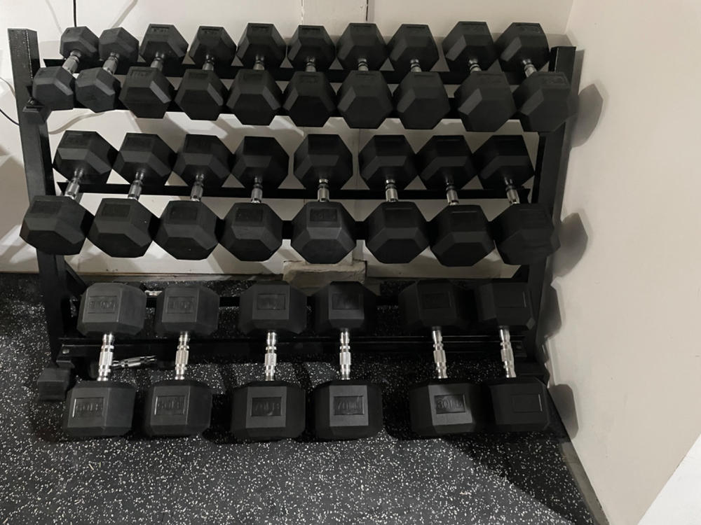 Bundle: Hex Dumbbells & Rack - Customer Photo From Ryan Mckenna