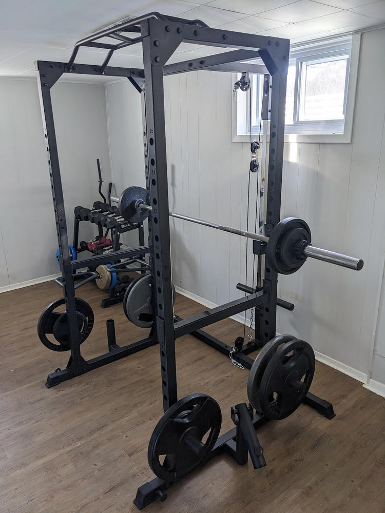Ascend Power Cage 3.0 (Squat Rack / Bench Press) - Customer Photo From Thomas Cummings