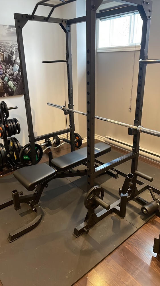 Ascend Power Cage 3.0 (Squat Rack / Bench Press) - Customer Photo From Vincent 