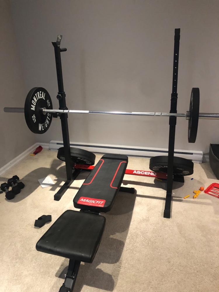 Compact Olympic Bundles - Bumper Plates - Customer Photo From Brian Laird