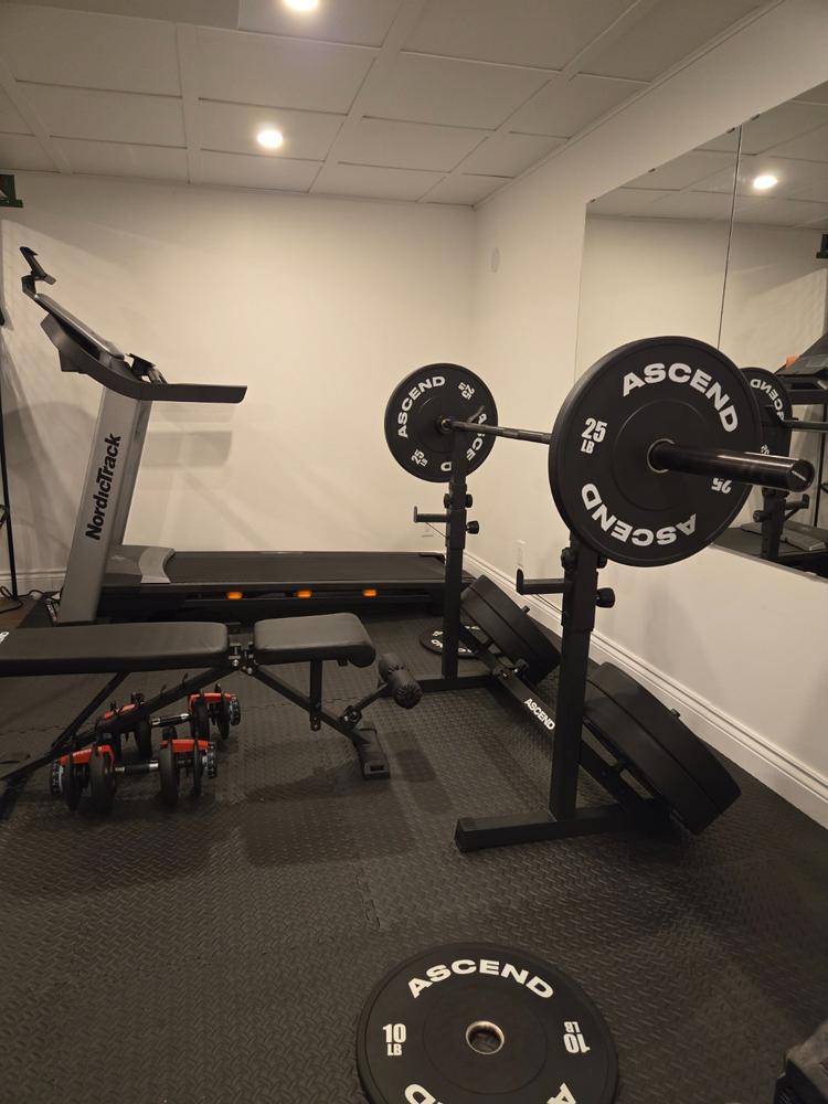 Compact Olympic Bundles - Bumper Plates - Customer Photo From Shane Francescut