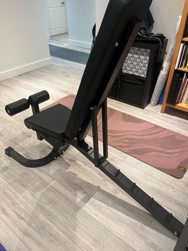 Heavy Duty Adjustable Weight Bench 2.0 - Customer Photo From Pierre-Jean C