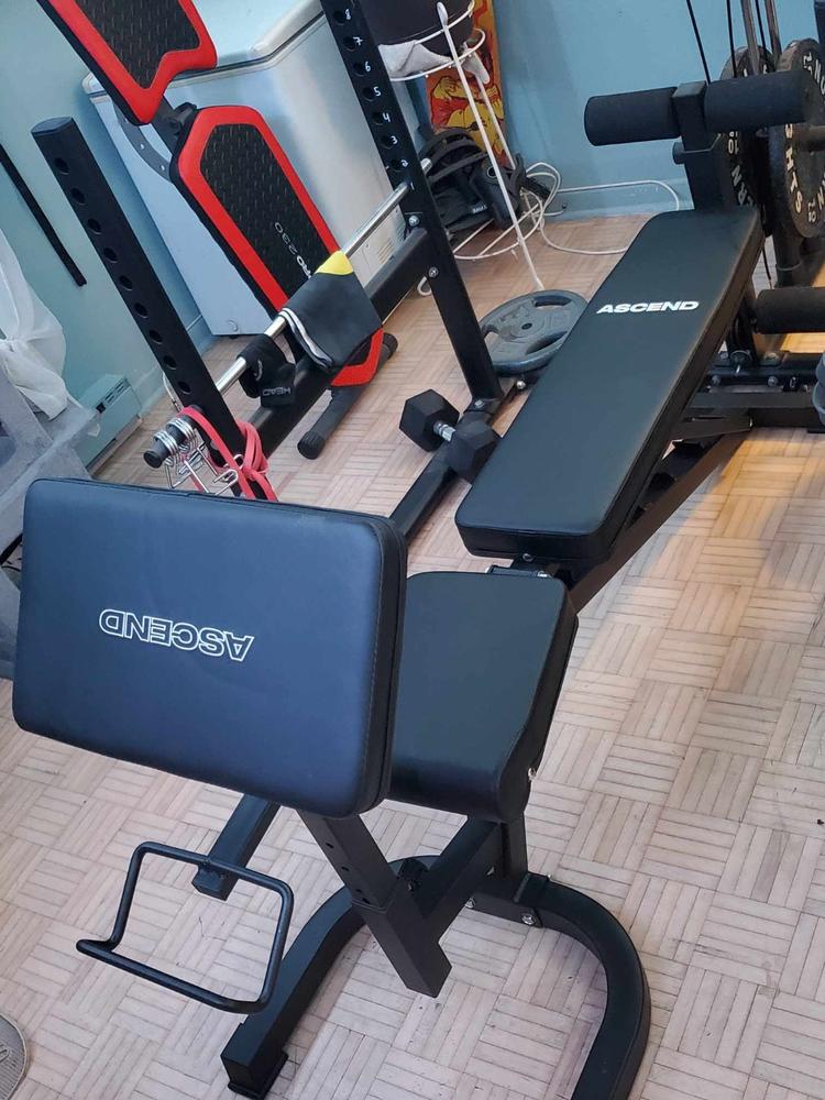 Heavy Duty Adjustable Weight Bench 2.0 - Customer Photo From Thierry Dupont
