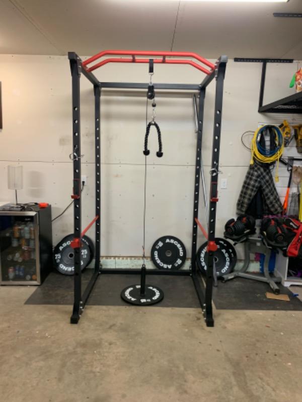 Cable Pulley System - Attachment for Cages & Racks - Customer Photo From Chris Currie