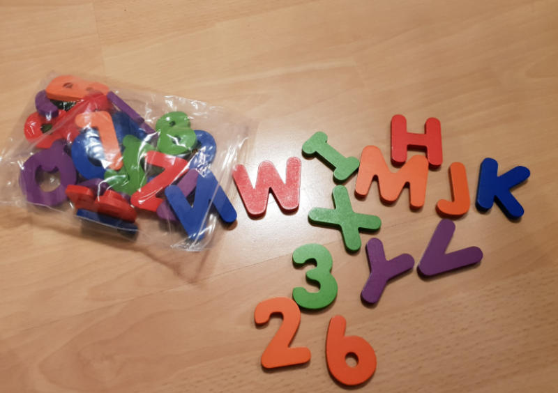 Bestseller: Buchstaben und Zahlen Alphabet Karteikarten - Customer Photo From Puneet Kumar Bhasin