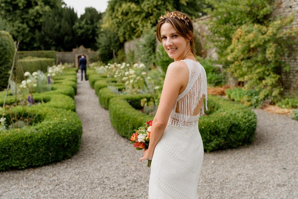 Flower Crown (Gold) - Customer Photo From Aisling Kelly