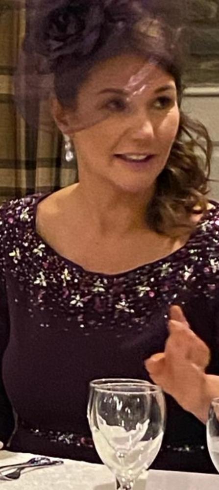 Diamond Drop Earrings - Customer Photo From Christine Bingham