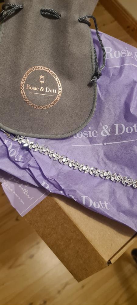 Forget Me Not Bracelet (Silver) - Customer Photo From Lorraine Mcgrath