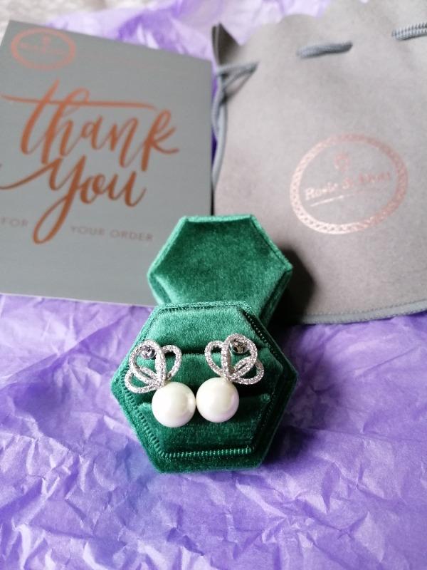 Tie the Knot Earrings - Customer Photo From Catherine Punch Cousins
