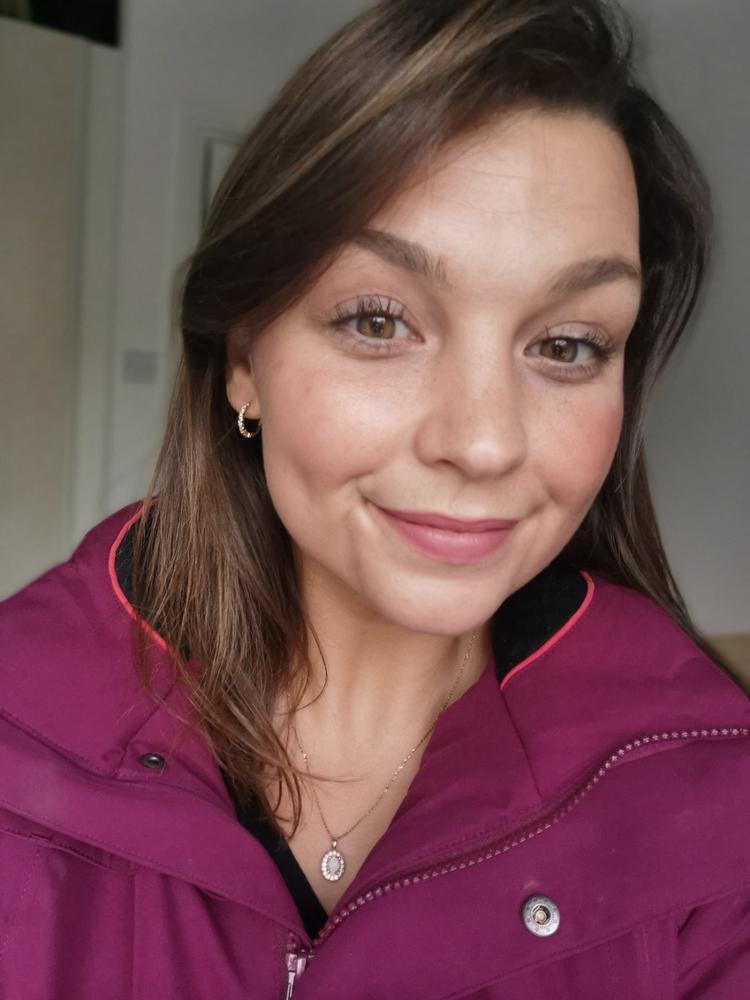 Maureen Mini Hoops (Gold) - Customer Photo From Misha McNulty