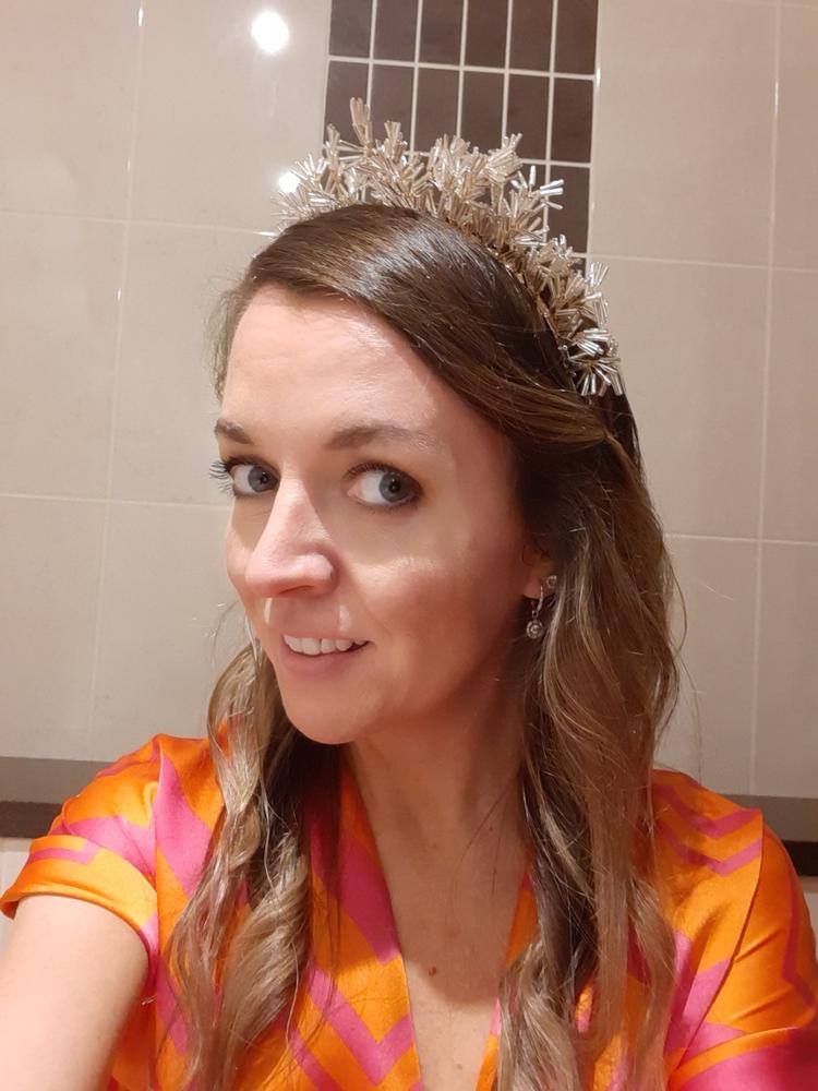 Fire Headpiece - Customer Photo From charlene reardon