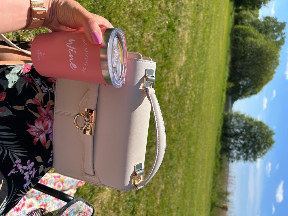 Margot Handbag (Cream) - Customer Photo From Patricia Nooney