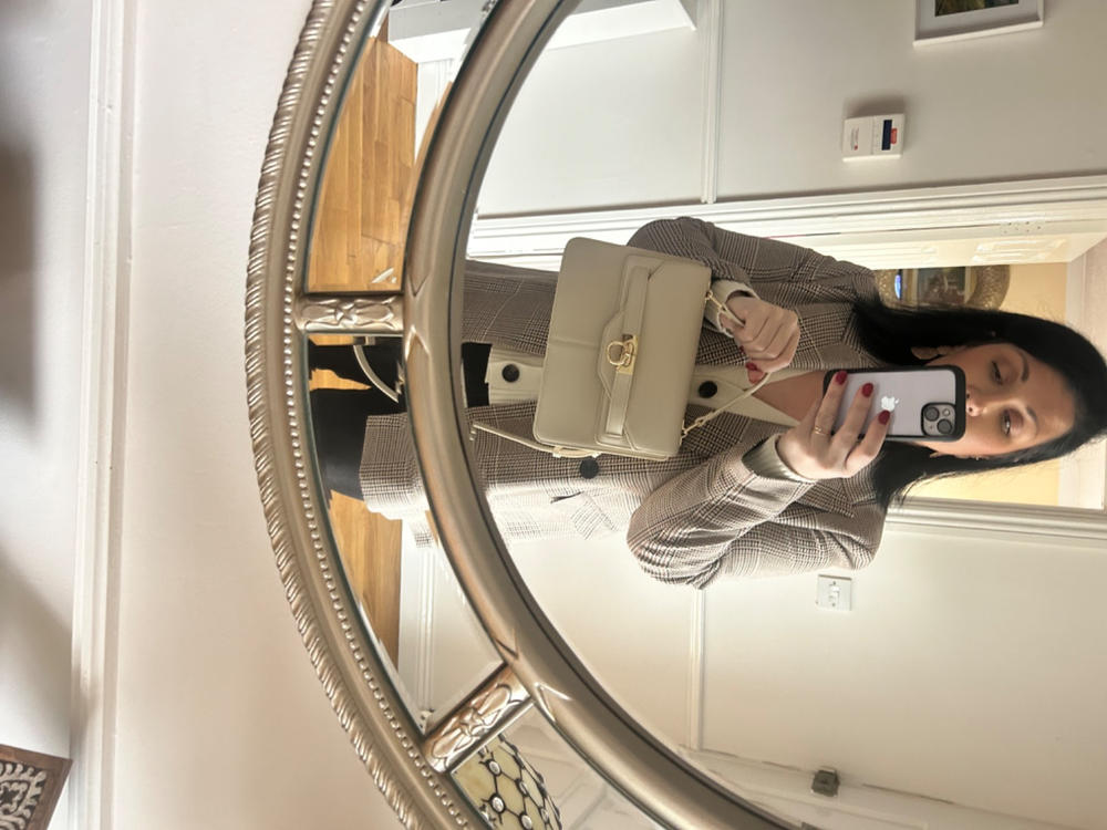 Margot Handbag (Cream) - Customer Photo From Lindsey Druhan