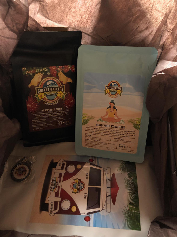 Ha Espresso Blend - Caturra & Catuai Coffee Beans from Guatemala, Brazil, & Nicaragua - Customer Photo From Anonymous