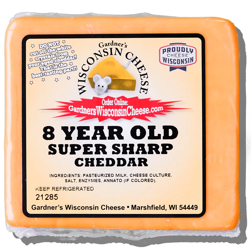 Gourmet 8-Year Aged Wisconsin White Cheddar | Fast Online
