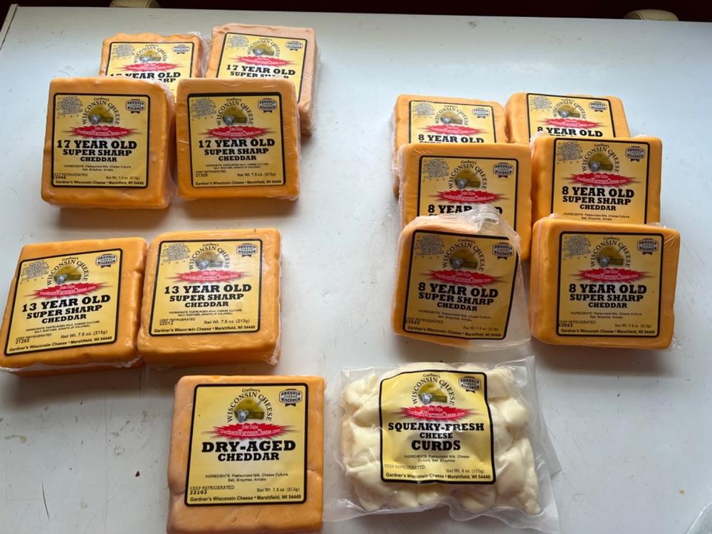 Wisconsin Cheese--Super Sharp Cheddar Package - Customer Photo From Dan Bird
