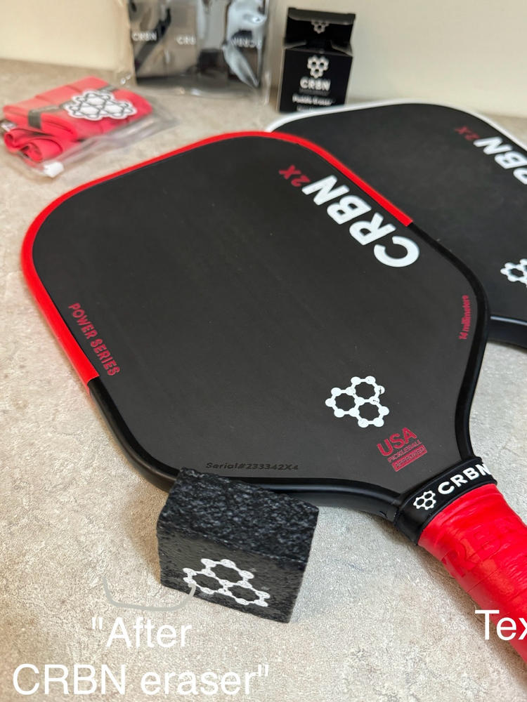 CRBN Pickleball Paddle Eraser™ - Customer Photo From Mark Reynolds