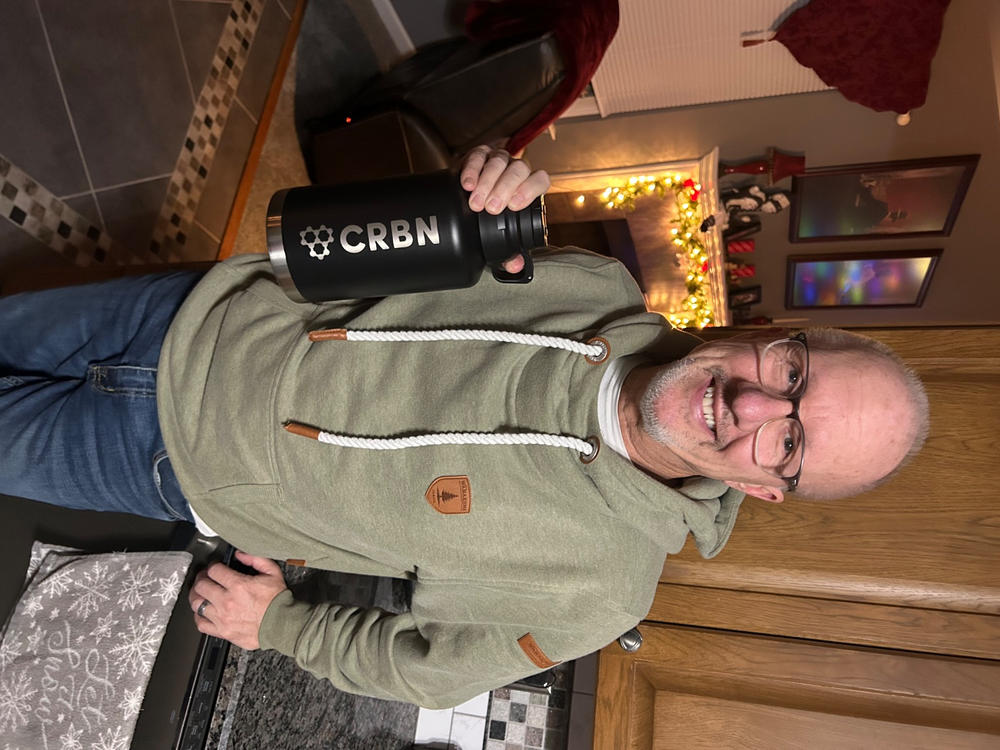 CRBN Jug Water Bottle (64oz) - Customer Photo From Dion Hogan