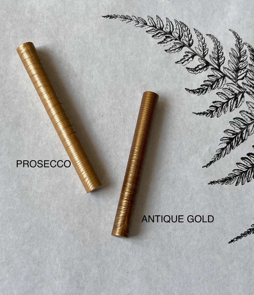  Antique Gold Wax Seal Sticks 20pcs, Andotopee Glue Gun