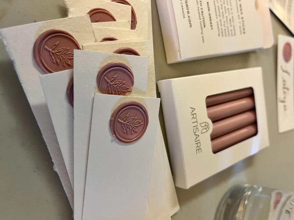 Dusty Rose Sealing Wax Sticks (6 Pack) - Customer Photo From Savana Roach