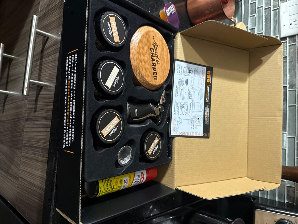 Smoke Top Cocktail Smoker Kit - Customer Photo From Denise Coolidge