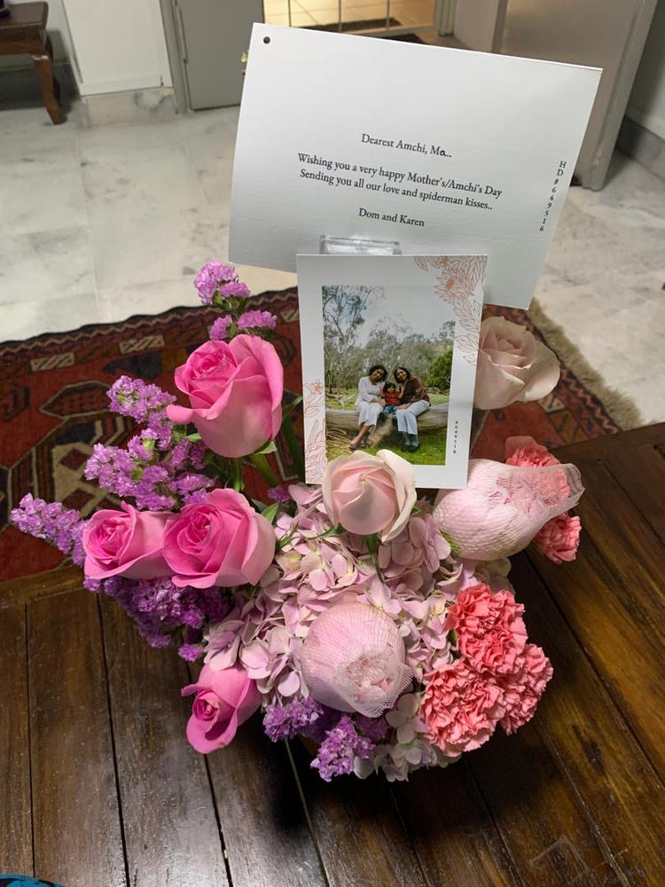 Aubrey Pink Peony Flower Box | Free Delivery | Bloomthis