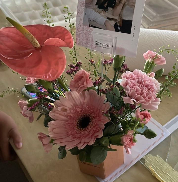 Ariel Gerbera Mini Flower Box - Customer Photo From Fatinafisa Z.
