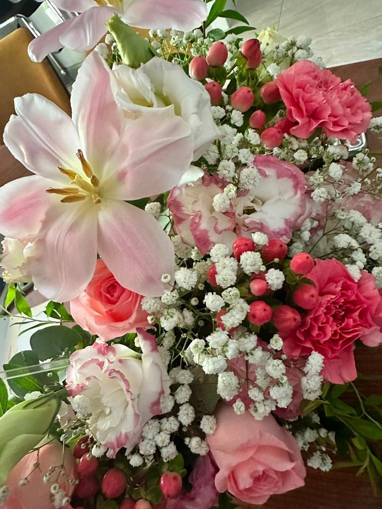 Sora Pink Tulip Flower Box | Free Delivery | Bloomthis