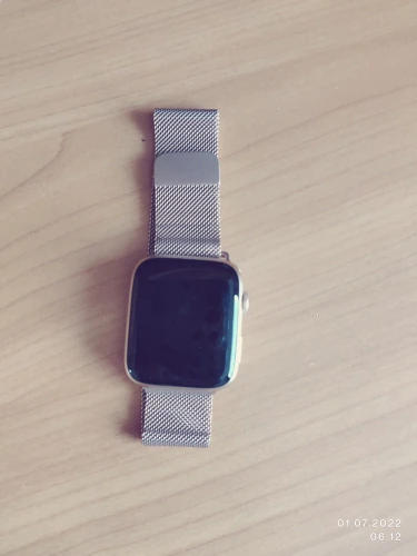 Apple Watch 42mm-44mm Magnetic Milanese Strap - Silver - Customer Photo From Rana Rehan 