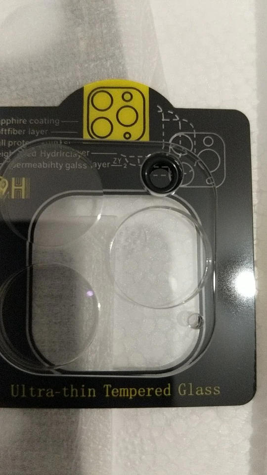 iPhone 13 Pro Max Camera Screen Protector 9H 3D Tempered Glass Camera Lens Protector Full Cover Case - Clear - Customer Photo From Mazhar 