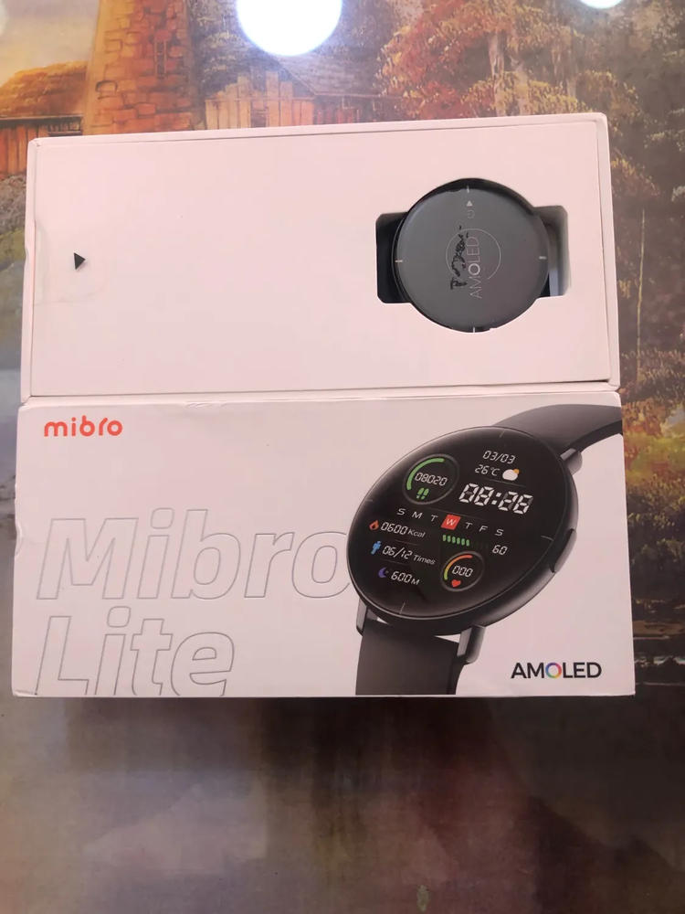 Mibro Lite Smartwatch - Black - Customer Photo From hafeez U.