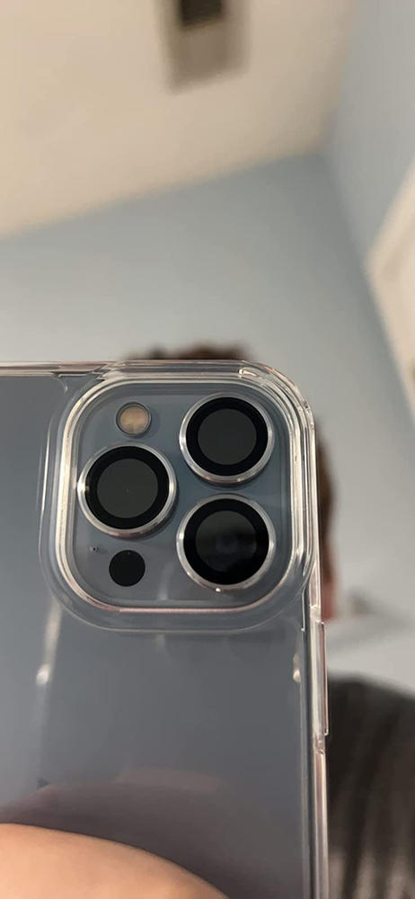 iPhone 13 Pro Totu Camera Glass Case - Sierra Blue - Customer Photo From Saad N.