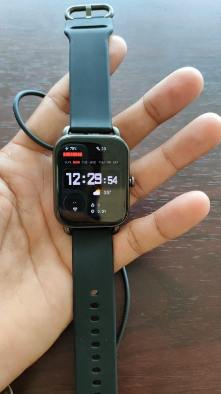 Haylou RS4 Smart Watch | Blood Oxygen Monitor | 12 Fitness Models | Heart Rate Monitor | Sleep Monitor -Black - Customer Photo From Haroon shahzad 