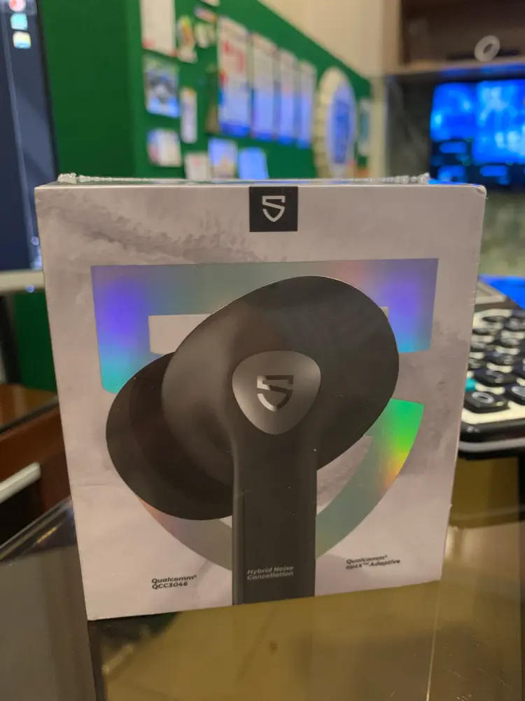 Sound Peats Air 3 Pro Hybrid Active Noise Cancelling Bluetooth V5.2 Wireless Earbuds - Black - Customer Photo From Shahid Nazir 