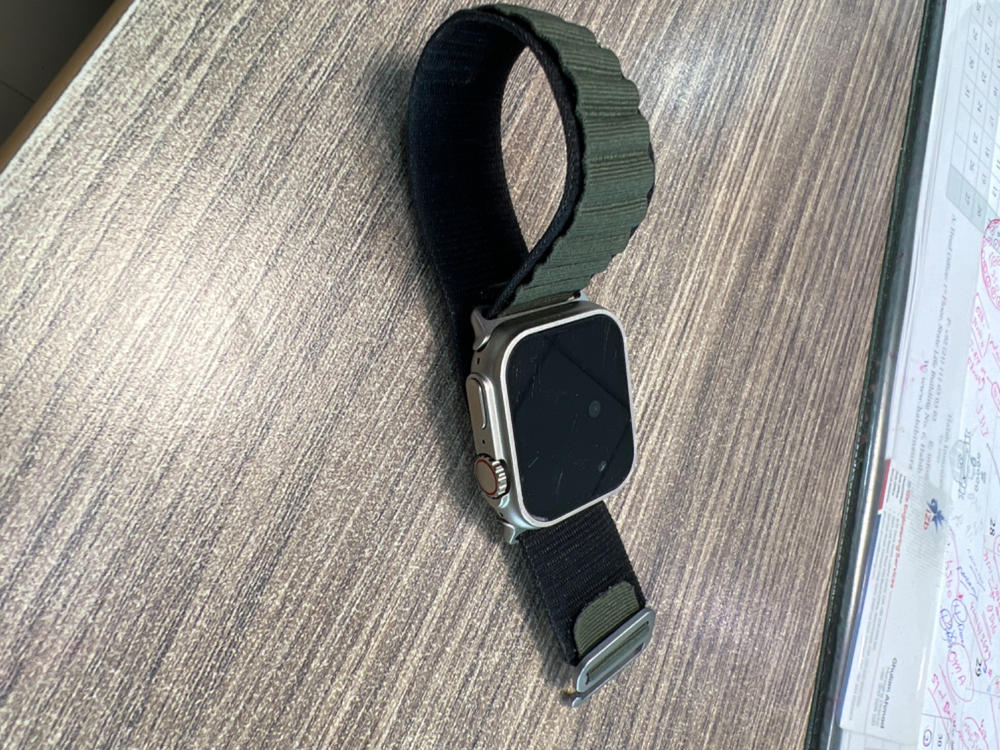 44mm-45mm-49mm Trail Loop Smartwatch Strap For Apple Watch - Red/Gray - Customer Photo From Muhammad Ramooz khan 