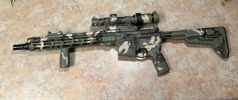 BDU M81 Camouflage Stencil Kit - Customer Photo From Dave