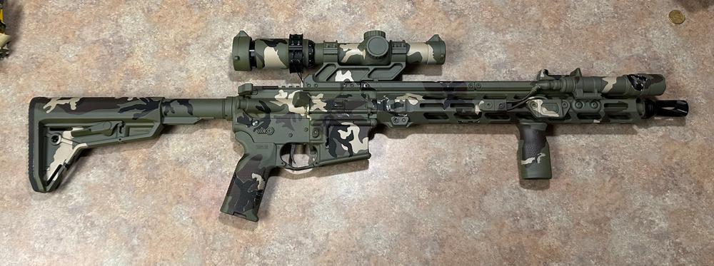 BDU M81 Camouflage Stencil Kit - Customer Photo From Dave
