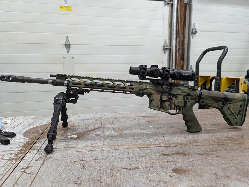 BDU M81 Camouflage Stencil Kit - Customer Photo From Calder 