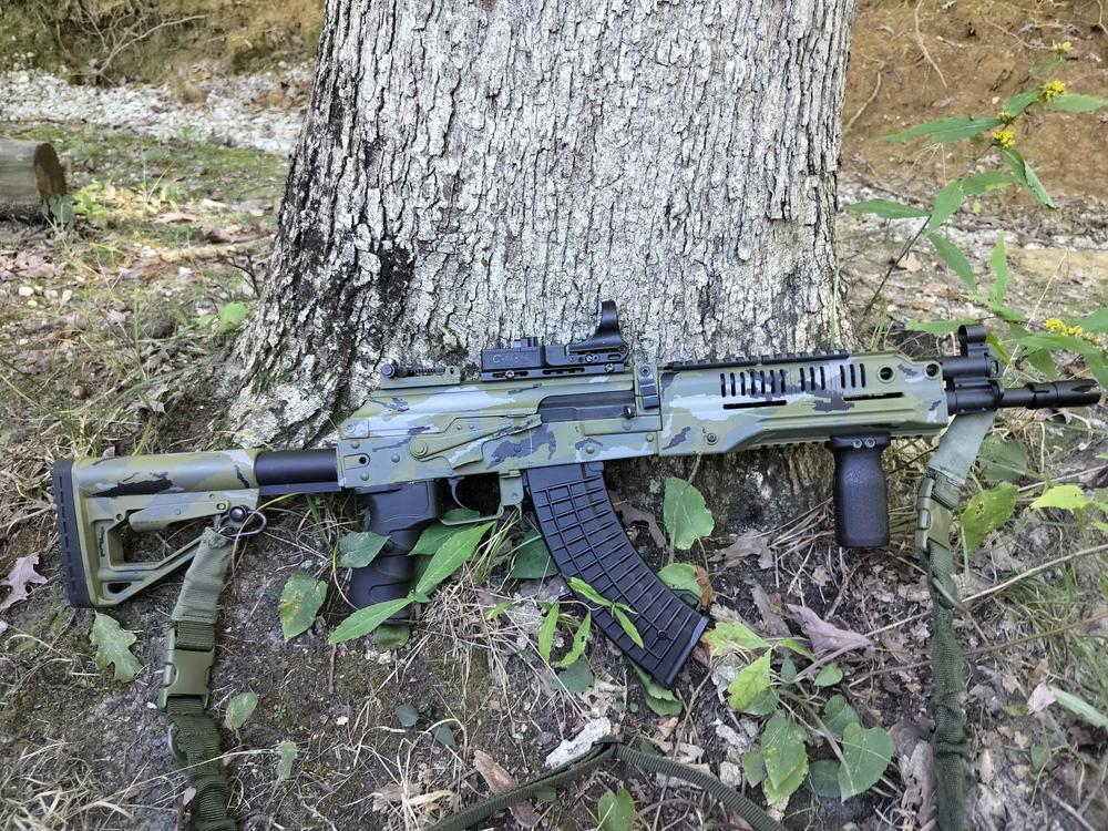 ABU Camouflage Stencil Kit - Customer Photo From Mike C