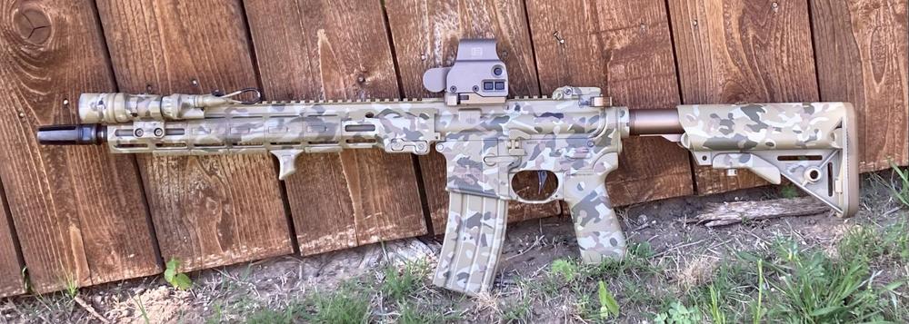 Multicolor Camouflage Stencil Kit - Customer Photo From Kevin Myers