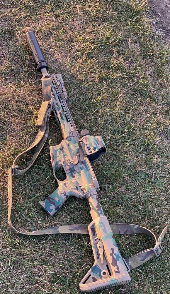 Multicolor Camouflage Stencil Kit - Customer Photo From Andres Zepeda