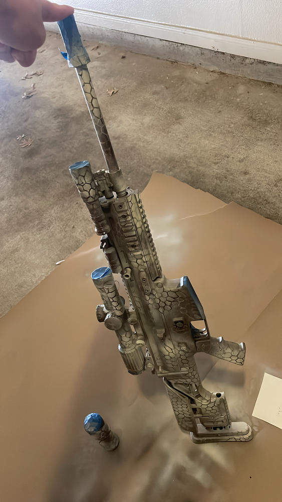 HEX Camouflage Stencil Pack for Duracoat, Cerakote, Gunkote