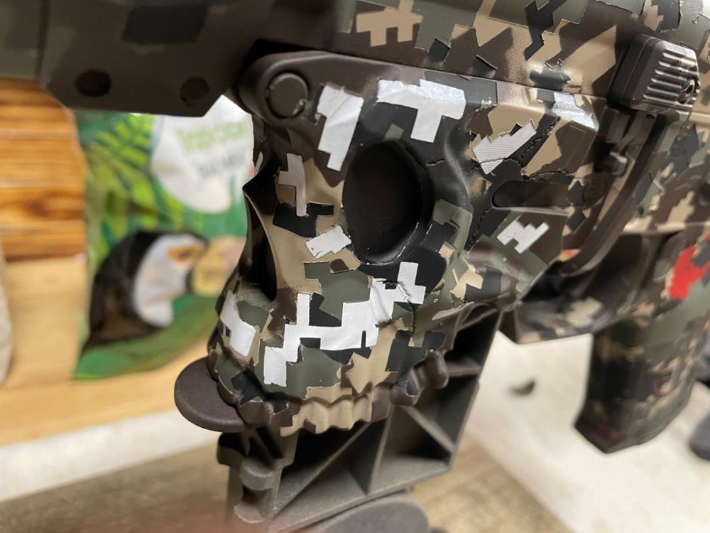 MARPAT Camouflage Stencil Kit - Customer Photo From Jeff seiber