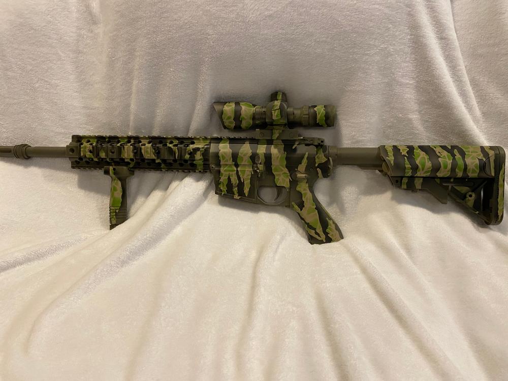 Riptile® Camouflage Stencil Kit - Customer Photo From S Paiva