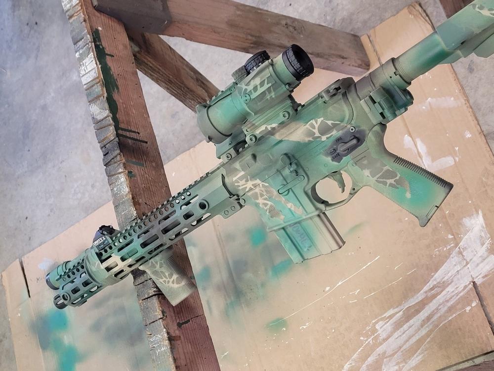 Riptile® Camouflage Stencil Kit - Customer Photo From ricardo viruet